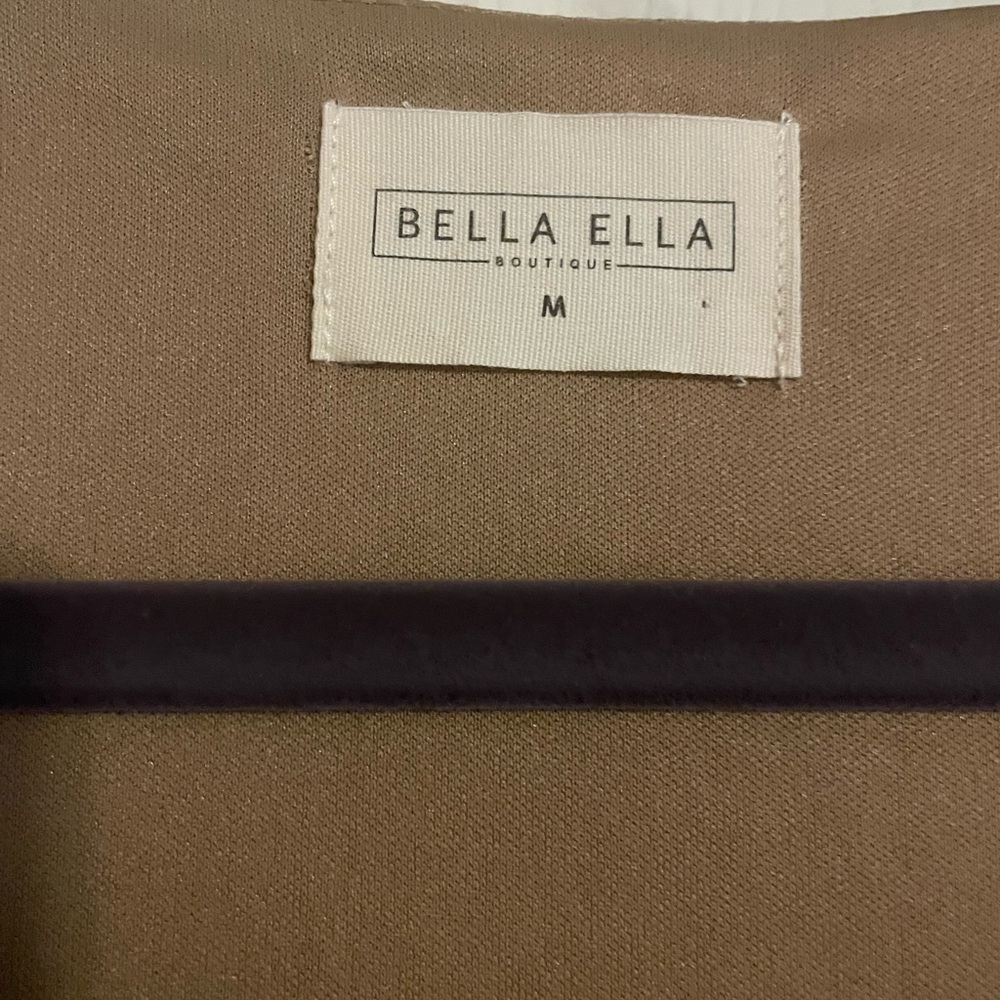 Bella Ella Boutique Brown Dress Size Medium Time After Time Midi Dress - Dots - Picture 6 of 12